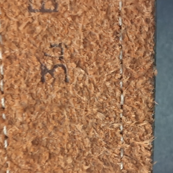 Brushy Creak ,Full Grain Cowhide Leather Women's Belt with Aztec Pattern,Size 34 - Picture 11 of 13